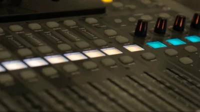 Regia audio del service tecnico di Spazio Chiave Milano