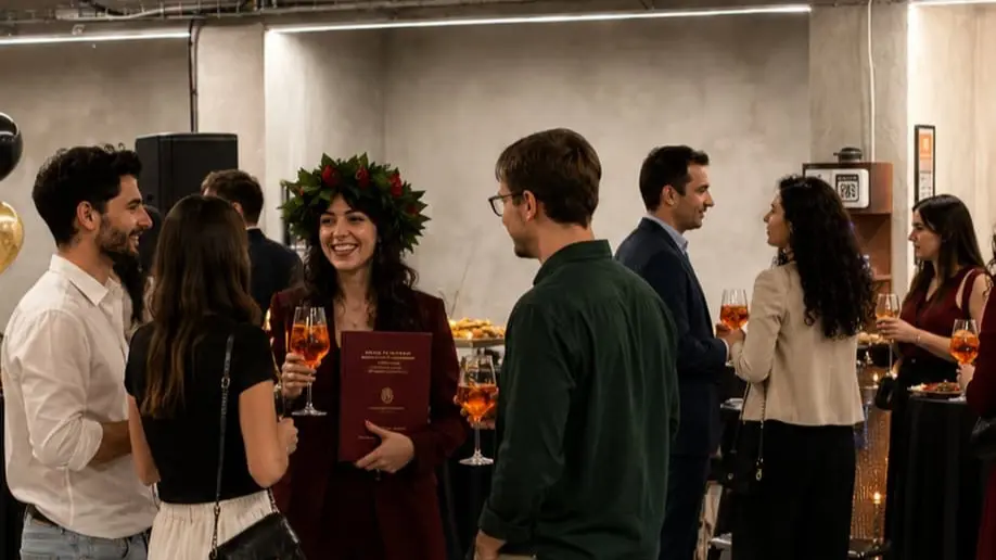Allestimento informale per festa di laurea – Spazio Chiave Milano