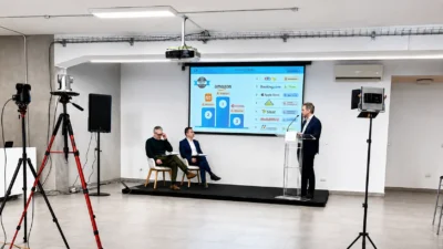 Conferenza aziendale con relatore e maxischermo &ndash; Spazio Chiave Milano